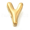 Ion Plating(IP) 304 Stainless Steel Slide Charms STAS-B075-37G-Y-1