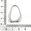 304 Stainless Steel Pendants STAS-V012-02P-3