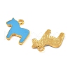 Alloy Enamel Animal Horse Pendants ENAM-M004-06G-2