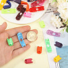 GOMAKERER 32Pcs 16 Colors Nylon Cord End Clips FIND-GO0002-03-4