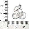 Cherry Alloy Pendants PALLOY-S051-03B-P-3