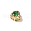 Brass Micro Pave Cubic Zirconia Beads KK-I276-46G-05-2