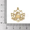 304 Stainless Steel Crystal Rhinestone Pendants STAS-E501-18G-3