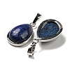 Natural Lapis Lazuli Dyed Pendants G-I358-B21-2