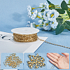 SUNNYCLUE 10M 304 Stainless Steel Textured Cable Chains FIND-SC0012-51G-3