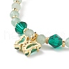 5Pcs 5 Style Natural Mixed Gemstone & Glass Beaded Stretch Bracelets Set BJEW-JB08881-6