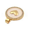 Rack Plating Brass Micro Pave Cubic Zirconia Charms KK-G456-15G-1-2