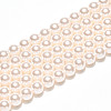 Baking Painted Pearlized Glass Pearl Bead Strands HY-N002-5mm-A11-3