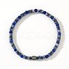 Natural Sodalite Column Beads Stretch Bracelets for Men FL9976-4