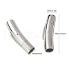 Tarnish Resistant Column 316 Surgical Stainless Steel Bayonet Clasps X-STAS-A021-5mm-3