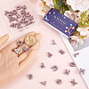 SUNNYCLUE 52Pcs 26 Styles Alloy Rhinestone Slide Charms FIND-SC0009-81B-3