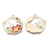 Alloy Pendants X-ENAM-S120-007-2