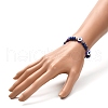Evil Eye Handmade Polymer Clay Beads Stretch Bracelet for Girl Women BJEW-JB06814-5