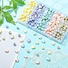 325Pcs Spray Painted Acrylic Beads MACR-YW0002-55-5