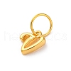 925 Sterling Silver Letter Charms with Jump Rings STER-R008-01G-V-2