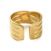 304 Stainless Steel Enamel Cuff Rings RJEW-M171-06G-3