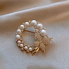 Alloy Glass Rhinestone Brooch PW-WG27359-08-1