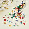 SUPERFINDINGS 100Pcs 25 Styles Glass Rhinestone Cabochons GGLA-FH0001-03-4