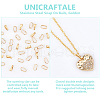 Unicraftale 200Pcs 304 Stainless Steel Snap On Bails STAS-UN0055-39-5