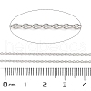Anti-Tarnish Rhodium Plated 925 Sterling Silver Cable Chains STER-E072-02P-02-2