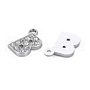 Alloy Pendants ALRI-N039-001B-RS-3