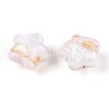 Transparent Resin Enamel Beads RESI-N043-02A-2