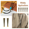 SUPERFINDINGS 10Pcs Alloy Cord Ends FIND-FH0009-40AB-6
