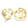 Alloy Cuff Finger Rings X-RJEW-S038-195R-G-NR-1