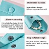 CRASPIRE 3 Colors Square Velvet Jewelry Bags TP-CP0001-03B-5