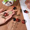 SUNNYCLUE DIY Keychain Making Kit DIY-SC0023-88-3