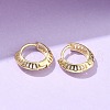Triangle Brass Hoop Earrings EJEW-Z102-06G-3