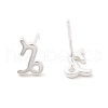 S925 Sterling Silver Stud Earrings EJEW-K303-01S-10-3