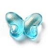 Transparent Baking Paint Glass Beads GLAA-F115-01F-2