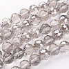 Electroplate Glass Bead Strands EGLA-J140-PL02-14mm-1