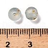Frosted Transparent Acrylic Beads OACR-F013-12F-3