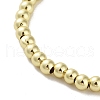 Brass Beaded Necklaces NJEW-L170-08D-G-2