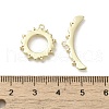 Brass Micro Pave Cubic Zirconia Toggle Clasps KK-C048-07G-4