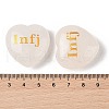 Natural Quartz Crystal Heart Engraving MBTI Figurines Statues for Home Office Desk Decorations G-K353-05C-3