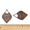 Poplar Wood Pendants FIND-Z049-10B-AB-3