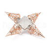 Rose Gold Brass Spritual Energy Generator DJEW-P003-01RG-05-4