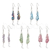Natural Quartz Crystal Dangle Earrings EJEW-JE06410-02-2