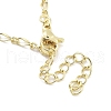 Brass Pendants Necklace NJEW-B101-02G-02-3