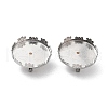 Non-Tarnish 304 Stainless Steel Brooch Base Settings FIND-D035-02A-P-1