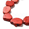 Synthetic Turquoise Dyed Beads Strands G-E594-25E-3