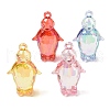 Electroplate Transparent UV Plating Acrylic Pendants OACR-I014-15-1