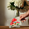 Mushroom Theme Carbon Steel Cutting Dies Stencils DIY-WH0309-1601-6