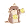 Alloy Enamel Pendants ENAM-C027-01C-01-1