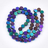 Electroplate Glass Beads Strands EGLA-S176-6B-E02-2