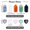  10PCs 10 Style Natural Stone Beads G-NB0003-61-6