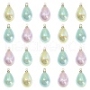 40Pcs 4 Colors Rainbow Iridescent Plating Acrylic Pendants MACR-CJ0001-59-1